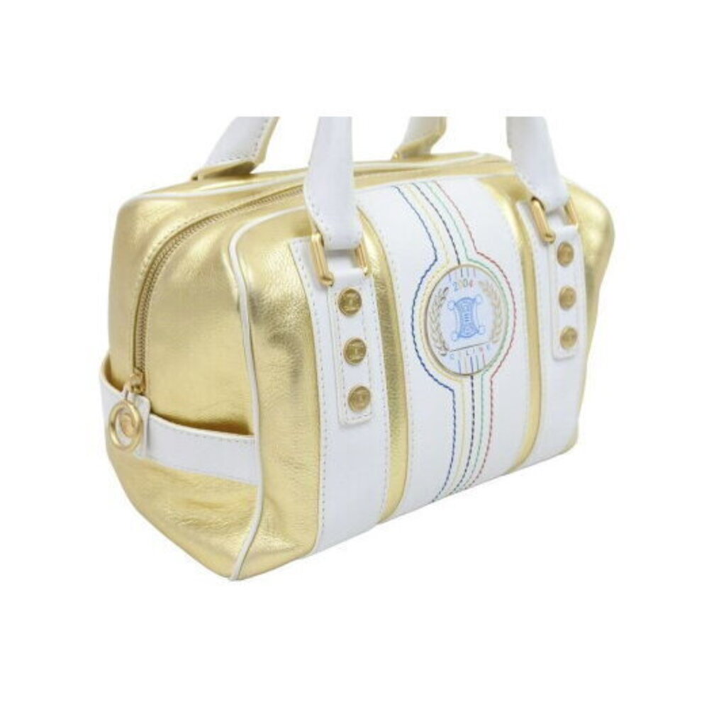 Celine Edition Athens Handbag Gold Limited Bag White Macadam Olympics - Picture 3 of 7